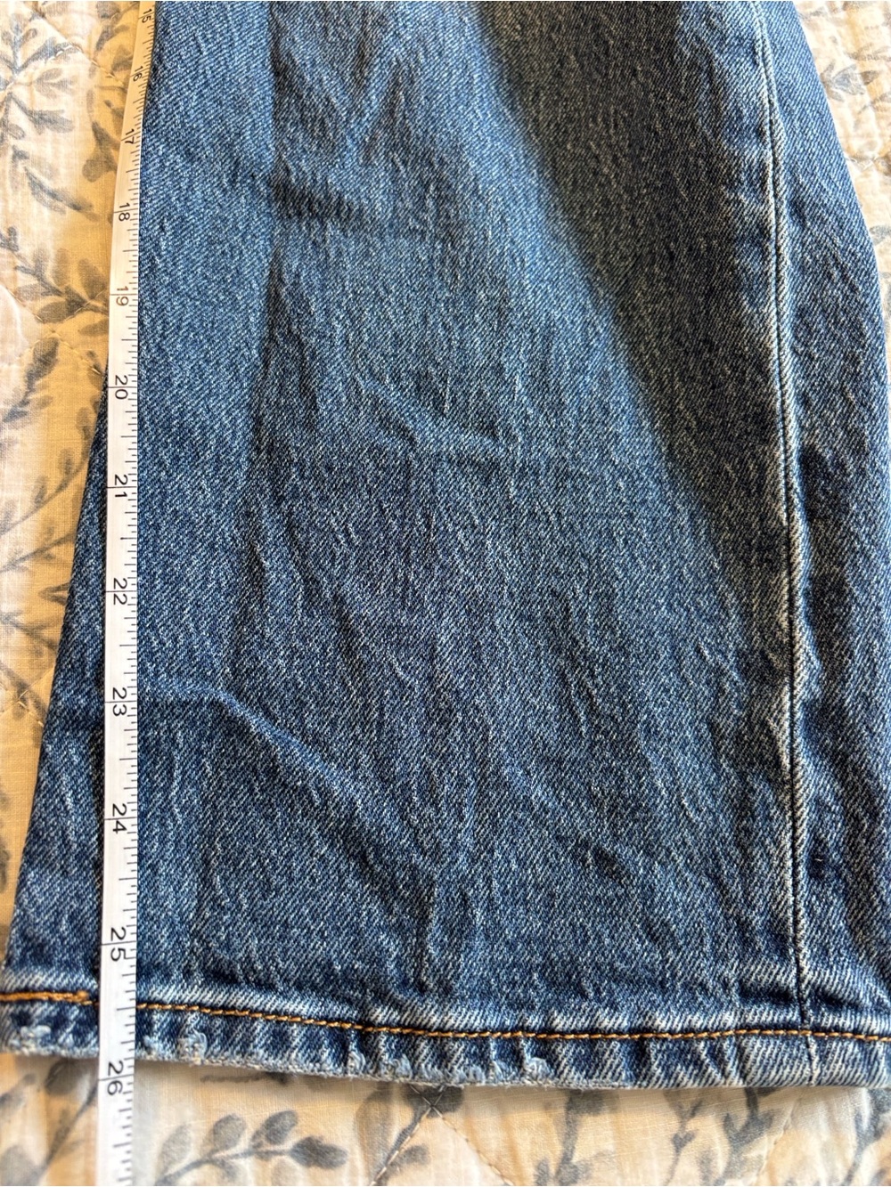 Levi’s Ribcage Straight Ankle Jeans Women’s Size 25 - Picture 13 of 14